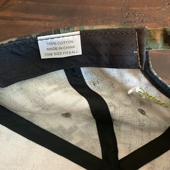Handlebars Food & Saloon Camo baseball hat EUC - Picture 4 of 4